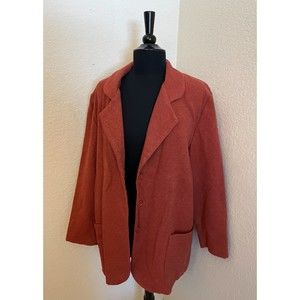 Star CCC Vintage 90's/Y2K Rust Blazer Jacket - Sz L